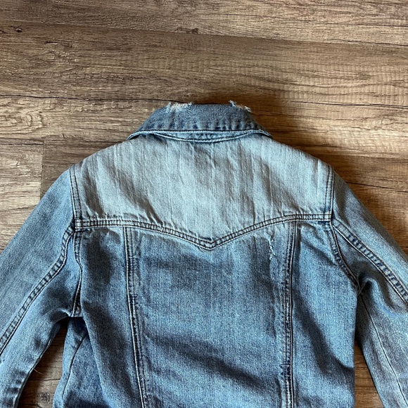 CHOR Distressed Denim Jacket (Size M) - Picture 10 of 16